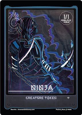 Ninja MTG token 1/1 (v.2)