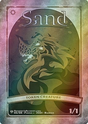 Sand MTG token 1/1