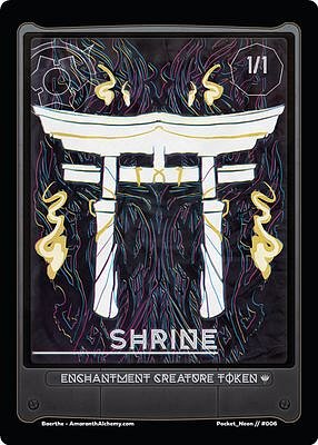 Shrine MTG token 1/1