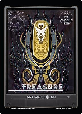 Treasure MTG token (v.10)