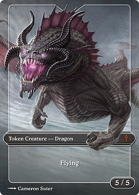 Dragon MTG token 5/5