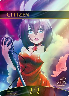 Citizen MTG token 1/1