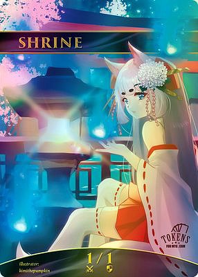 Shrine MTG token 1/1