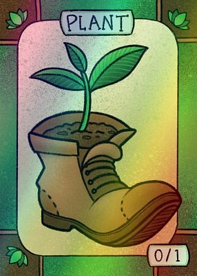 Plant MTG token 0/1