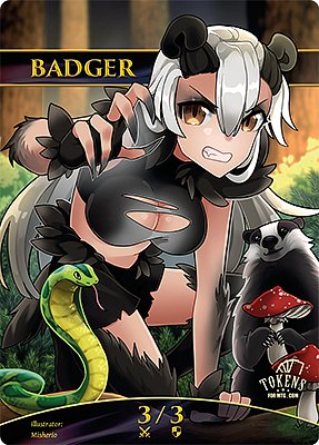 Badger MTG token 3/3