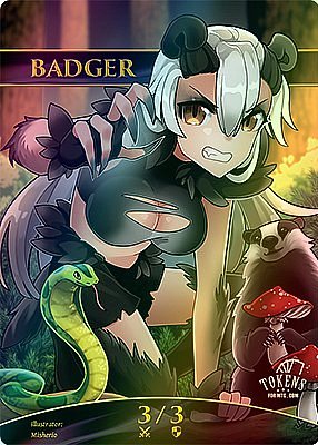 Badger MTG token 3/3