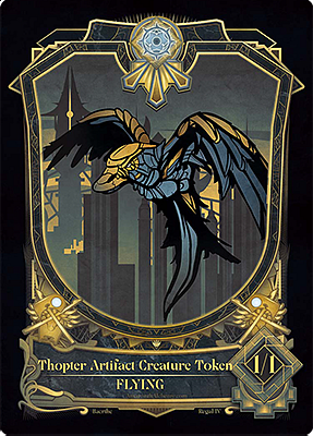 Thopter MTG token 1/1 (v.7)