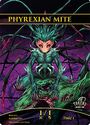 Phyrexian Mite MTG token 1/1