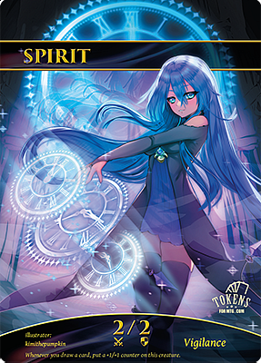 Spirit MTG token 2/2 (v.2)