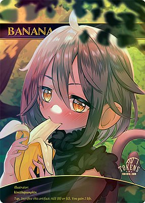 Banana MTG token