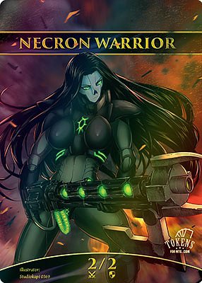 Necron Warrior MTG token 2/2