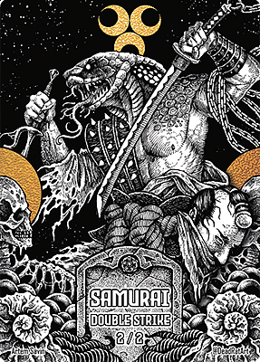 Samurai MTG token 2/2