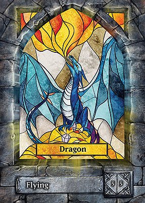 Dragon MTG token 5/5