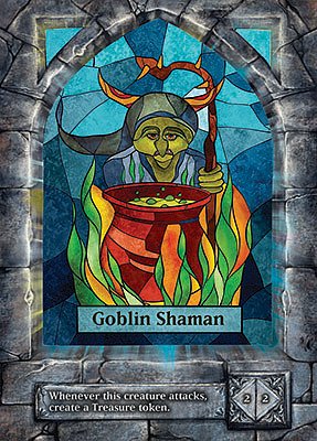 Goblin Shaman MTG token 2/2