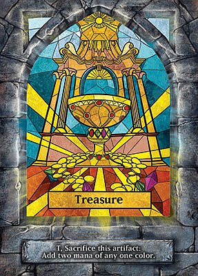Treasure MTG token