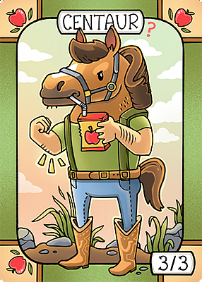 Centaur MTG token 3/3