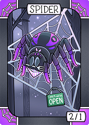 Spider MTG token 2/1