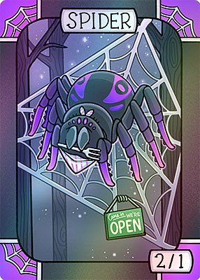 Spider MTG token 2/1