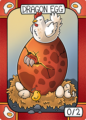 Dragon Egg MTG token 0/2