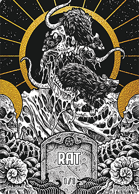 Rat MTG token 1/1