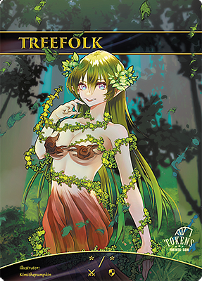 Treefolk MTG token */*
