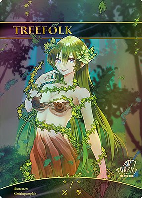 Treefolk MTG token */*