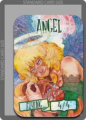 Angel MTG token 4/4 (v.3)