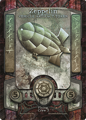 Zeppelin MTG token 5/5