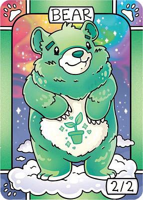 Bear MTG token 2/2 (v.6)