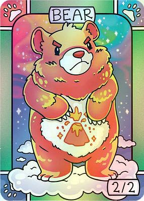 Bear MTG token 2/2 (v.5)