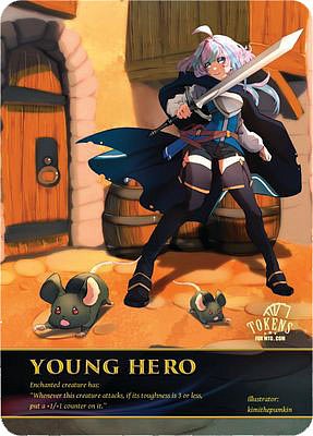 Young Hero Role MTG token