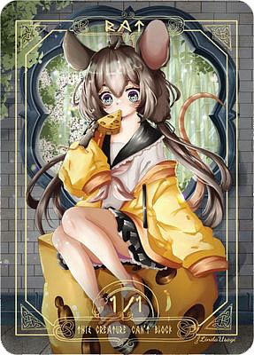 Rat MTG token 1/1