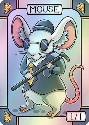 Mouse MTG token 1/1