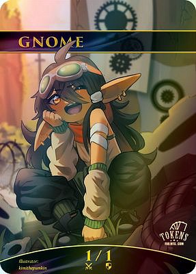 Gnome MTG token 1/1