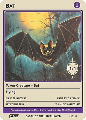 Bat MTG token 1/1