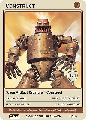 Construct MTG token 1/1