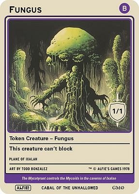 Fungus MTG token 1/1