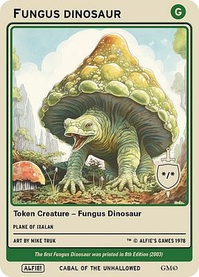 Fungus Dinosaur MTG token */*