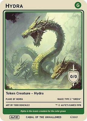 Hydra MTG token 0/0
