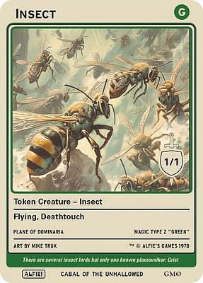 Insect MTG token 1/1