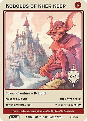 Kobold MTG token 0/1