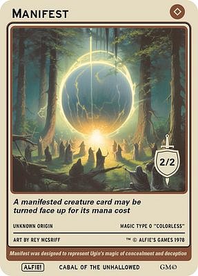 Manifest MTG token 2/2