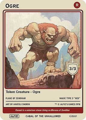 Ogre MTG token 3/3