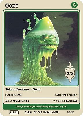 Ooze MTG token 2/2