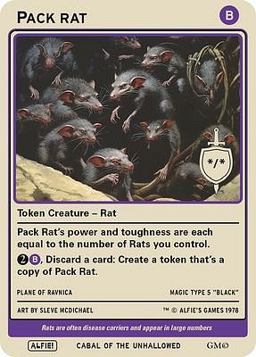 Pack Rat MTG token */*
