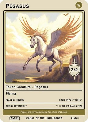 Pegasus MTG token 2/2