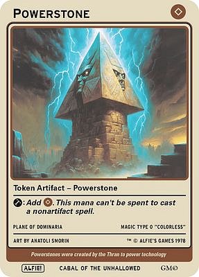 Powerstone MTG token