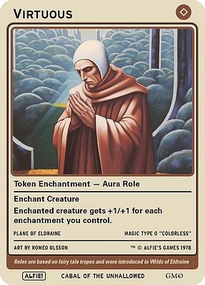 Virtuous Role MTG token