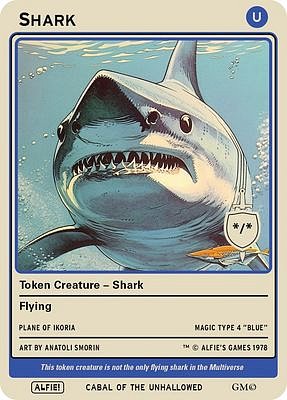 Shark MTG token */*