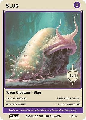 Slug MTG token 1/1